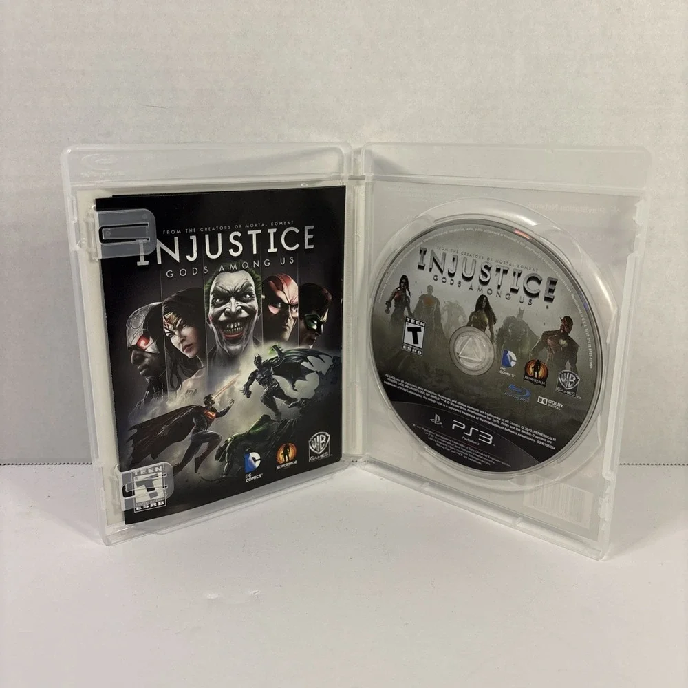 Injustice Gods Among Us PS3 Sony PlayStation 3 Complete CIB Tested Game